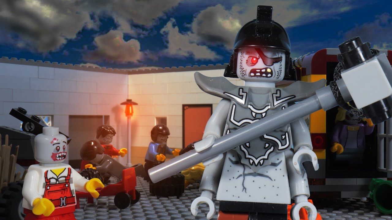 Lego Giant Zombie Apocalypse Attack - Zombie Woman Series 1 -