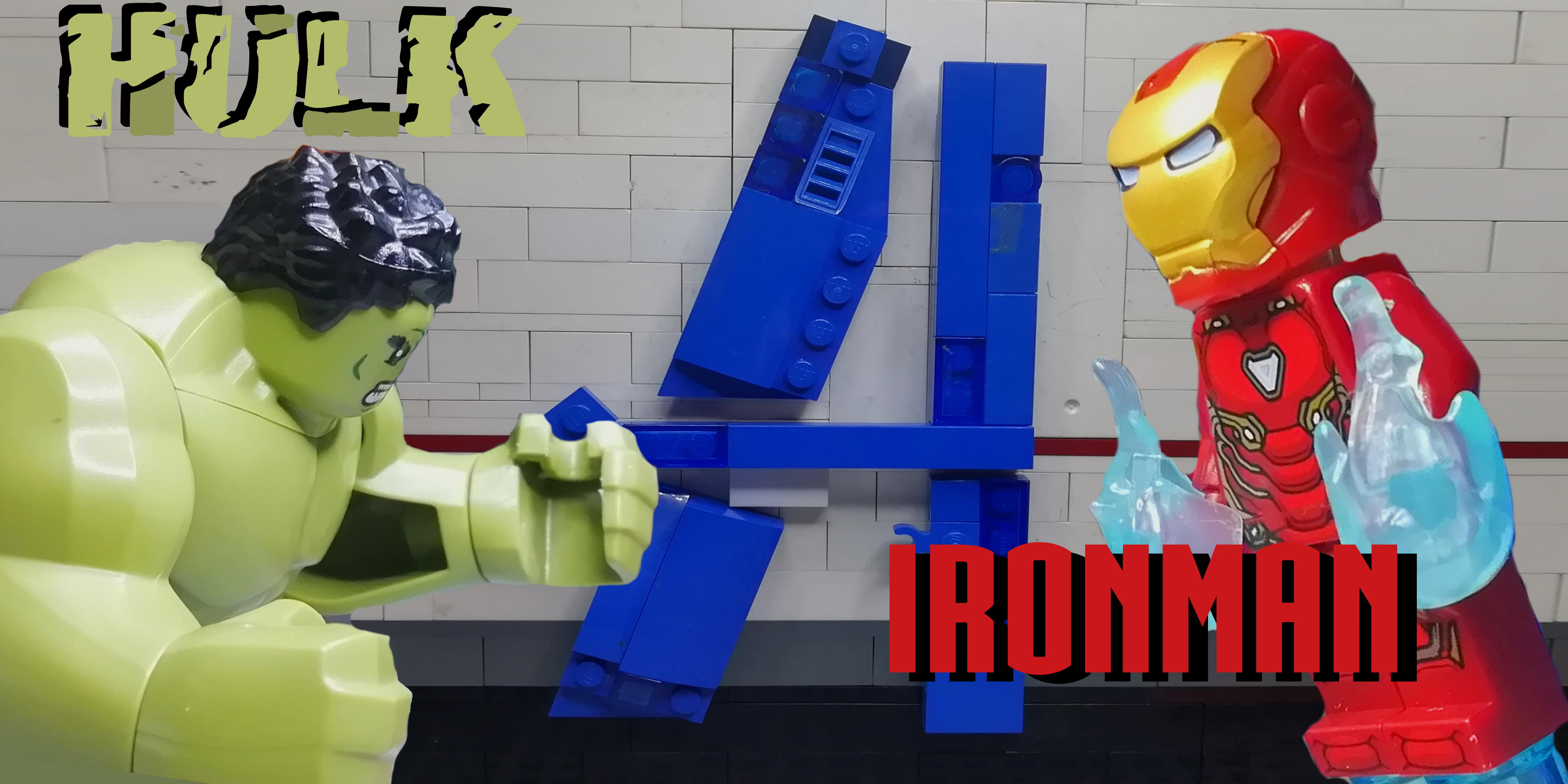 Hulk vs Iron man ! brickfilm lego